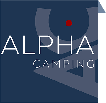 logo alpha camping footer
